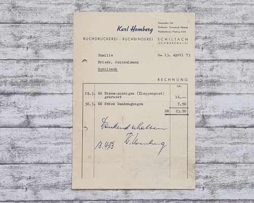 1953 homberg buchdruckerei - 1953,