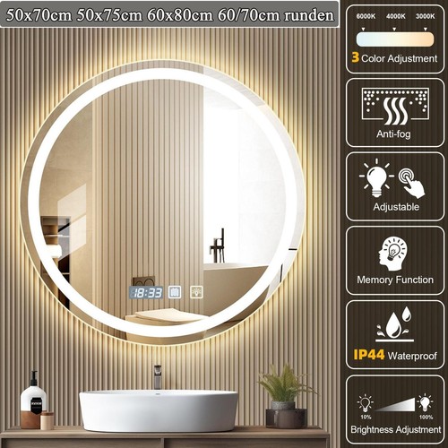 Badspiegel mit touch led - badspiegel,
