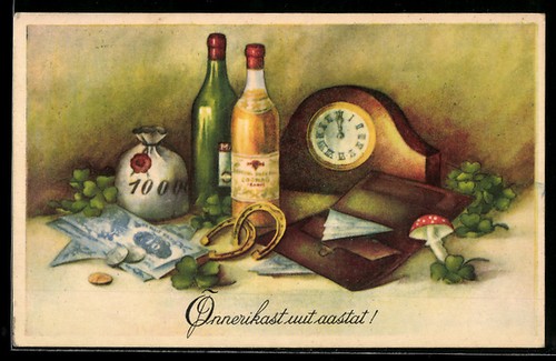 Ansichtskarte weinflaschen - ansichtskarte,