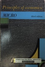 Principles of economics: Micro. Peterson, Willis L.: