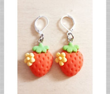Große Erdbeer Ohrringe ♥