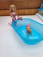 Mattel Barbie Hundesuche - Schwimmendes Hündchen & Pool mit Puppe