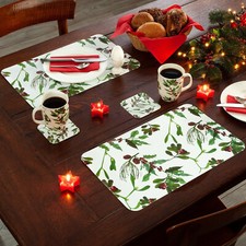 12 TLG. TISCHSET 6 PLATZMATTEN