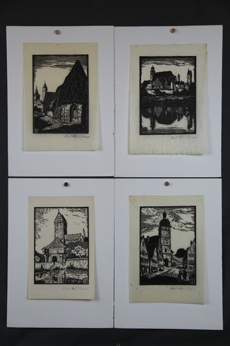 Carl thiemann holzschnitte - 4x,