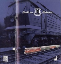 Katalog Berliner TT Bahnen 1978 Spur TT 1:120 DDR Demusa D RUS dd