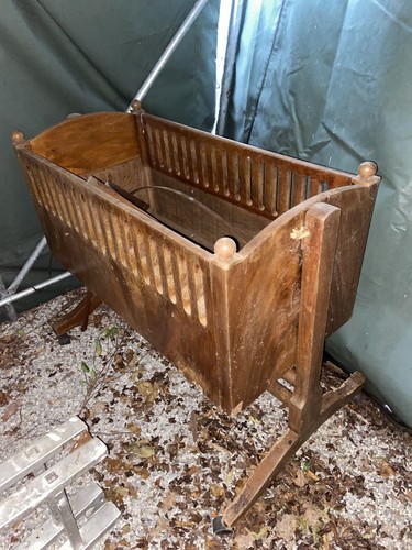 Wiege babybett antik - babybett,