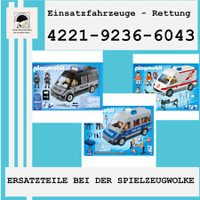 Playmobil / Polizeiwagen-Rettungswagen-SEK 4221 - 9236 - 6043 ERSATZTEILE