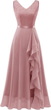 Berylove Abendkleid Damen Lang