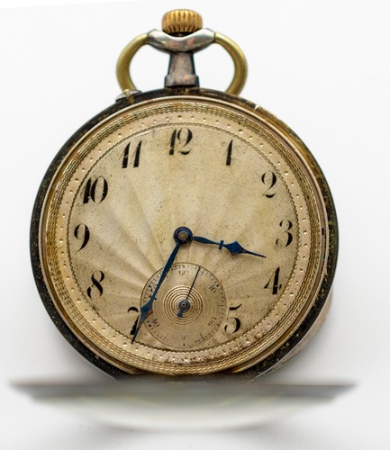 Antike silberne taschenuhr - antike,