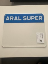 Aral Super Scheibe Acrylglas Deko Tanksäule Zapfsäule Reklame Werbung