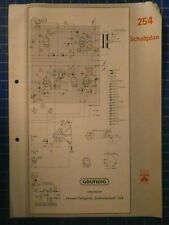 Grundig 254 Schaltplan H10749