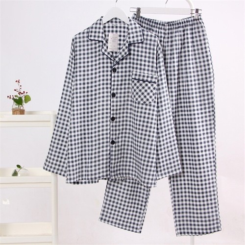 Herren pyjama sets baumwolle - herren,