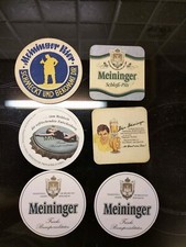 6 Bierdeckel Meininger Privatbrauerei Brauhaus Schloß-Pils