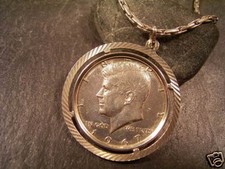 REIF-DESIGN - HALSKETTE 1/2 DOLLAR - MASSIV 835 SILBER