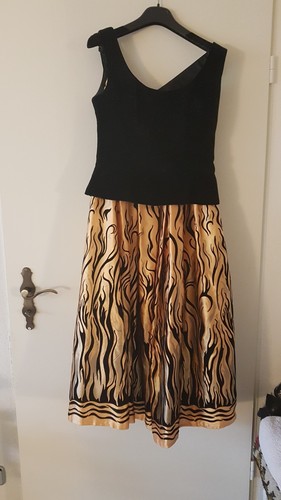 Abendrock gold mit - mit, schwarz