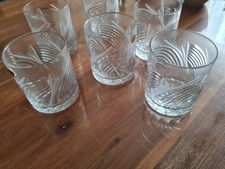6 x  Whisky Gläser  Kristall