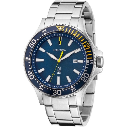 Herrenuhr solar nautica cocoa - nautica,