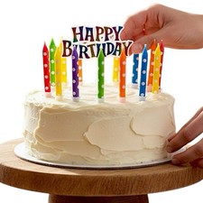 Tortendeko Kerzen Geburtstag