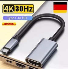 USB C zu HDMI Adapter 4K UHD Kabel Typ C auf HDMI für MacBook Samsung Huawei TV