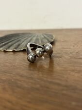 Alter Ring 925 Silber Sterling Modernist Vintage Gr 56 Mid Century 5438.33
