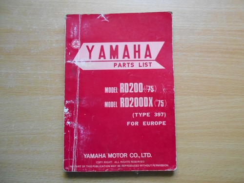 Parts list catalog catalogue