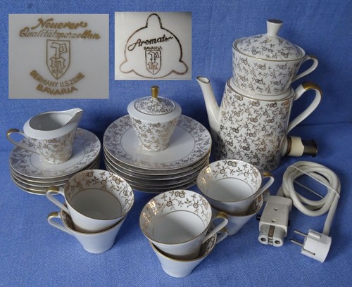 Set aromator samowar porzellan - aromator,