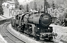 Foto - ÖBB 42 2567 auf der Semmeringbahn, Viadukt Kalte Rinne, 14.7.1956