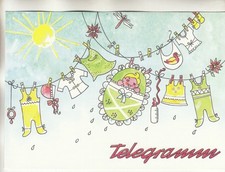 DDR  :  Schmuck- Telegramm-
