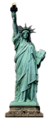 Statue liberty riesiger - statue, of