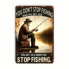 Blechschild Alt werden, hör