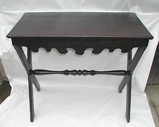 Norddeutscher verm. Worpsweder antiker Wand-Tisch Eiche Höhe 80 Platte 90x 47 cm