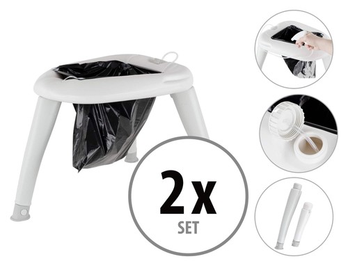 Camping toilette set mobil - camping, 2x
