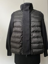 Moncler Damen Weste mit Strickärmeln Gr. S
