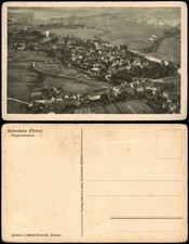 Schweinitz Elster Jessen Junkers Luftbild Gesamtansicht vom Flugzeug aus 1925