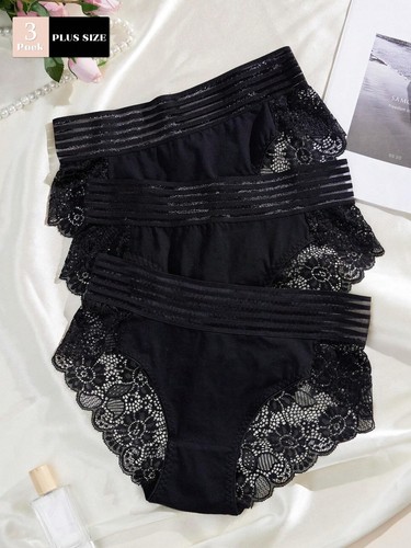 3er pack einfarbige damen - 3er,