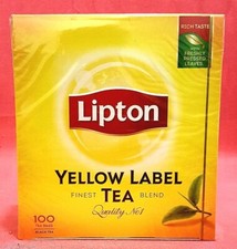100 Lipton Teebeutel Schwarztee - 150 g - Yellow Label Tee Schwarz Ceylon