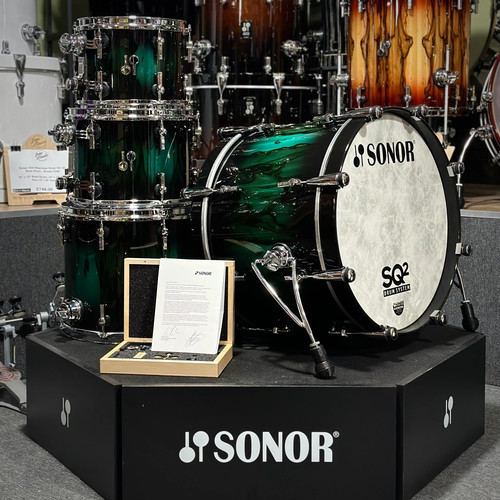 Sonor sq2 birch green burst - sonor,