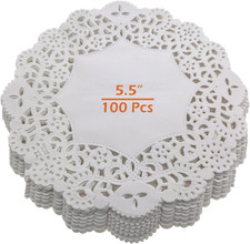 Spitzendeckchen, 100 Weiß