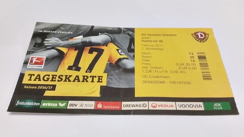 Used ticket dynamo - dynamo,