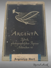 A1367 altes ARGENTA FOTOPAPIER OVP für Abzüge 100 x AH 21 hart 6,5 x 9,5 cm