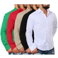 Rerock Herren langarm Hemd