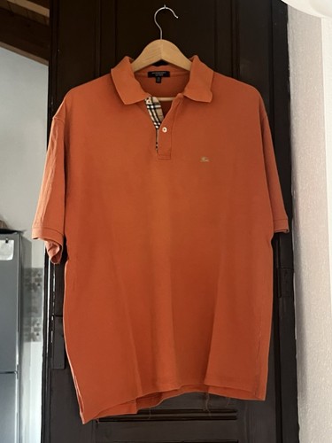 Burberry poloshirt orange - burberry,