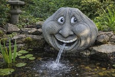 Wasserspeier Steinkopf "