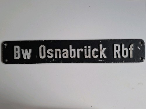 Schild lokschild bw - bw-schild, "bw