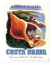 Vintage costa brava - costa,