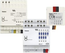 Theben KNX Set 1 FIX Spannungsversorgung, Dimmaktor, Tasterschnittstelle