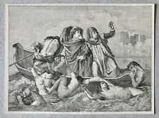 DANTE ET VIRGILE AUX ENFERS INFERNO HÖLLE DANTEBARKE DELACROIX 1850