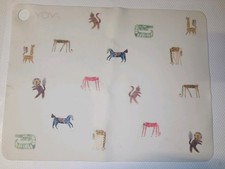 OyOy Kinder Baby Platzset Safari Tiere, abwaschbar, Silikon, neu (34x45x0,15cm)