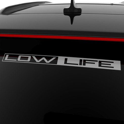 Auto aufkleber low life - aufkleber,