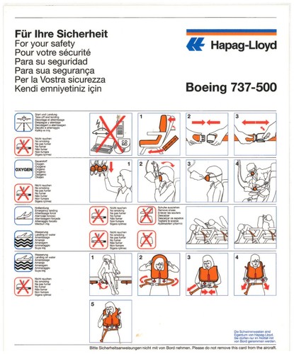 Safety card hapag lloyd - safety, /